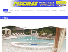 Tablet Screenshot of poolsarts.com